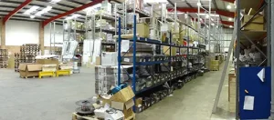Inside the Embrass Peerless warehouse