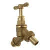 Embrass Peerless Hose Union Bib Tap - Brass