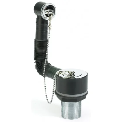 PEERLESS Vanity Basin Combination Waste Enflow Pattern (Brass Plug) - Chrome