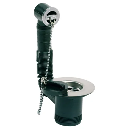PEERLESS Vanity Basin Combination Waste (Poly plug) - Chrome