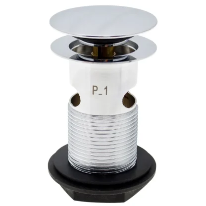 Peerless basin waste chrome flat clicker slotted