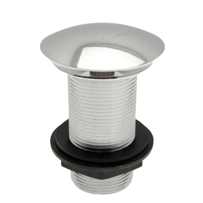 PEERLESS Basin Waste Free Flow Solid (Brass Body) - Chrome