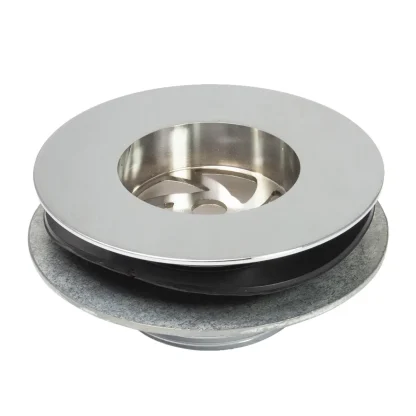 PEERLESS Sink Waste Tubby (Brass Body, Metal Back Nut, Poly Plug) - Chrome