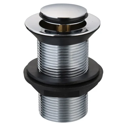 PEERLESS Easy Clean Basin Waste Clicker Plug Solid - Chrome