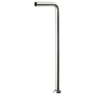 PEERLESS Bottle Trap Wall to Floor Pipe for 1.1/4" Trap - Chrome