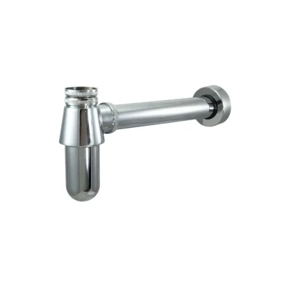 PEERLESS Bottle Trap Brass with 300mm Pipe, 3" Seal - Chrome