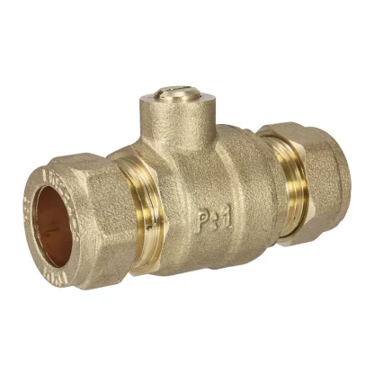 Embrass Peerless Isolating Valve Heavy Pattern Full Bore Brass C x C