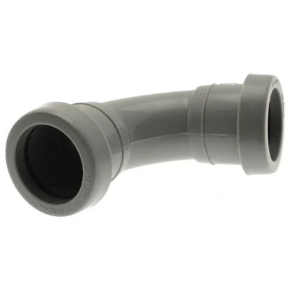 Pushfit Fitting Swept Bend - Grey