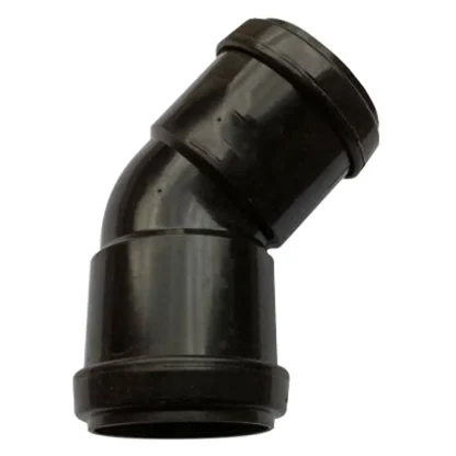 Pushfit Fitting Swept Bend - Black