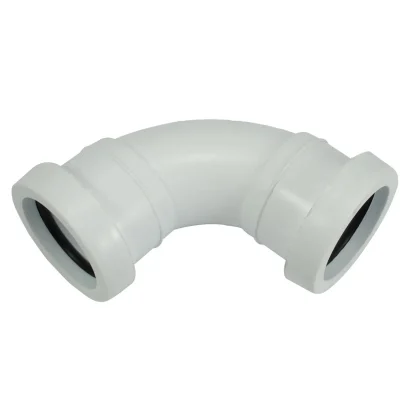 Pushfit Fitting Swept Bend - White