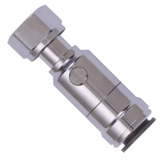 Service Valve with Tap Connector - Straight