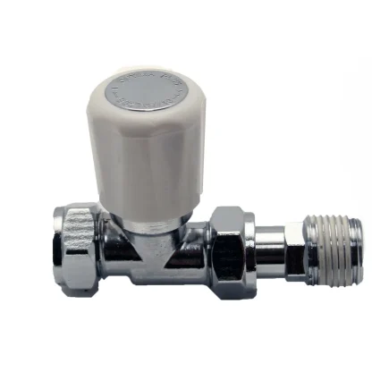 Embrass Peerless TRENT PLUS Radiator Valve Straight 1/2" Nut