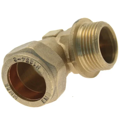Embrass Peerless DZR Compression Elbow Male C x MI 15mm x 1/2"