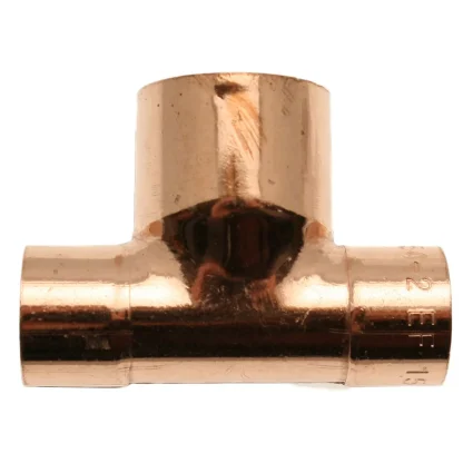 Embrass Peerless FUSION End Feed Unequal Tee - Both Ends C x C x C 15mm x 15mm x 22mm