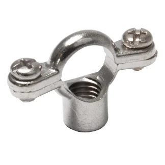 Die-Cast Single Ring Clip – Chrome