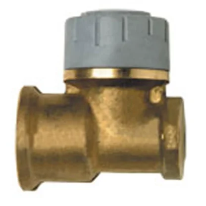 Polyplumb Wall Plate Elbow (Brass)