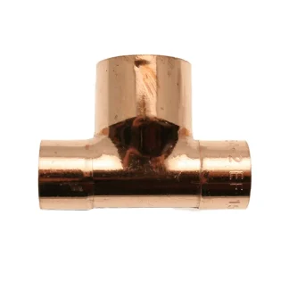 Embrass Peerless ATOMIC End Feed Unequal Tee – Both Ends C x C x C 15mm x 15mm x 22mm