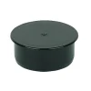 FloPlast Soil - 110mm Ring Seal PVC-U Socket Plug - Black