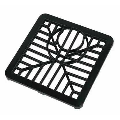FloPlast Underground Drainage PVC-U Spare Square Grid - Black