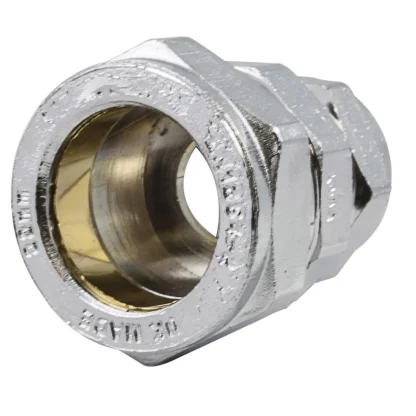 Embrass Peerless Chrome Compression Reducing Coupler C x C 22mm x 15mm