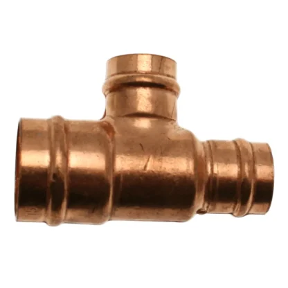 Embrass Peerless Solder Ring Unequal Tee - End & Branch C x C x C