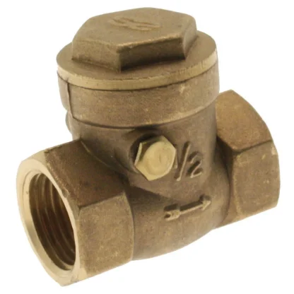 Embrass Peerless Swing Check Valve Brass F x F