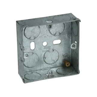 Galvanised Metal Box Single