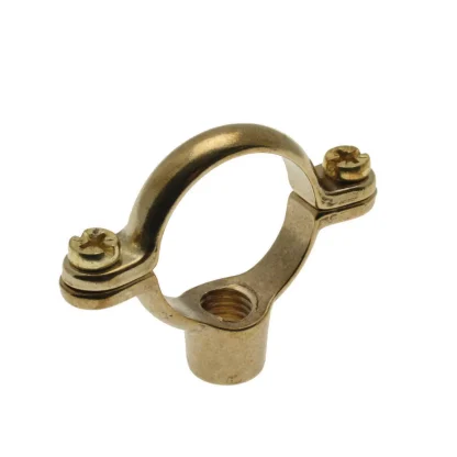 Die-Cast Single Ring Clip - Brass