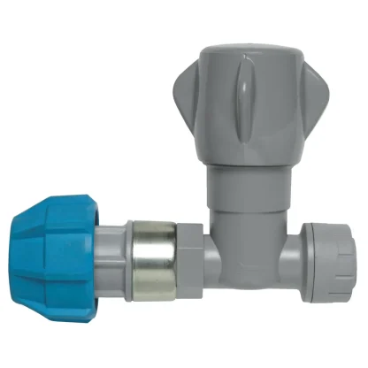 Polyplumb MDPE Stopcock - 'Polyfast' (cold water only)