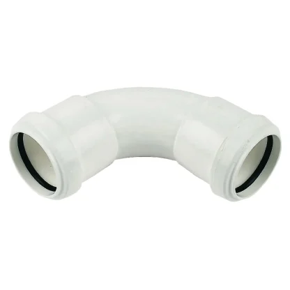 FloPlast Push Fit Waste System 92.5° Bend - White