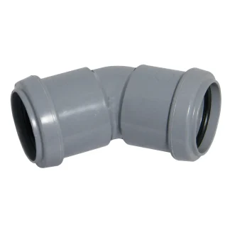 FloPlast Push Fit Waste System 135° Bend - Grey