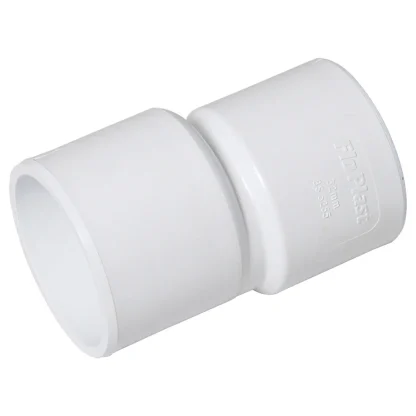 FloPlast ABS Solvent Weld Waste System Level Invert Reducer - White