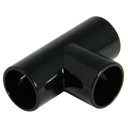 FloPlast Overflow Waste System Tee - Black