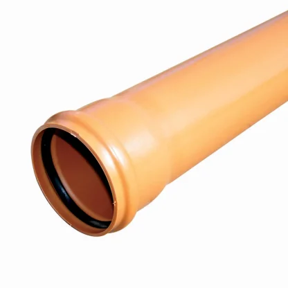FloPlast Underground Drainage PVC-U Pipe - Single Socket