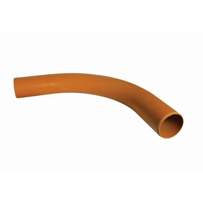 FloPlast Underground Drainage PVC-U Long Radius Bend 87.5° - Plain End