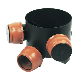 850380 FloPlast 110 underground drainage access chamber mini 45 270mm d801