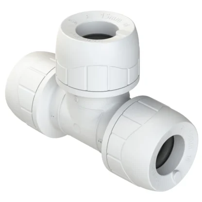 POLYPLUMB Enhanced Reducing Tee End  White